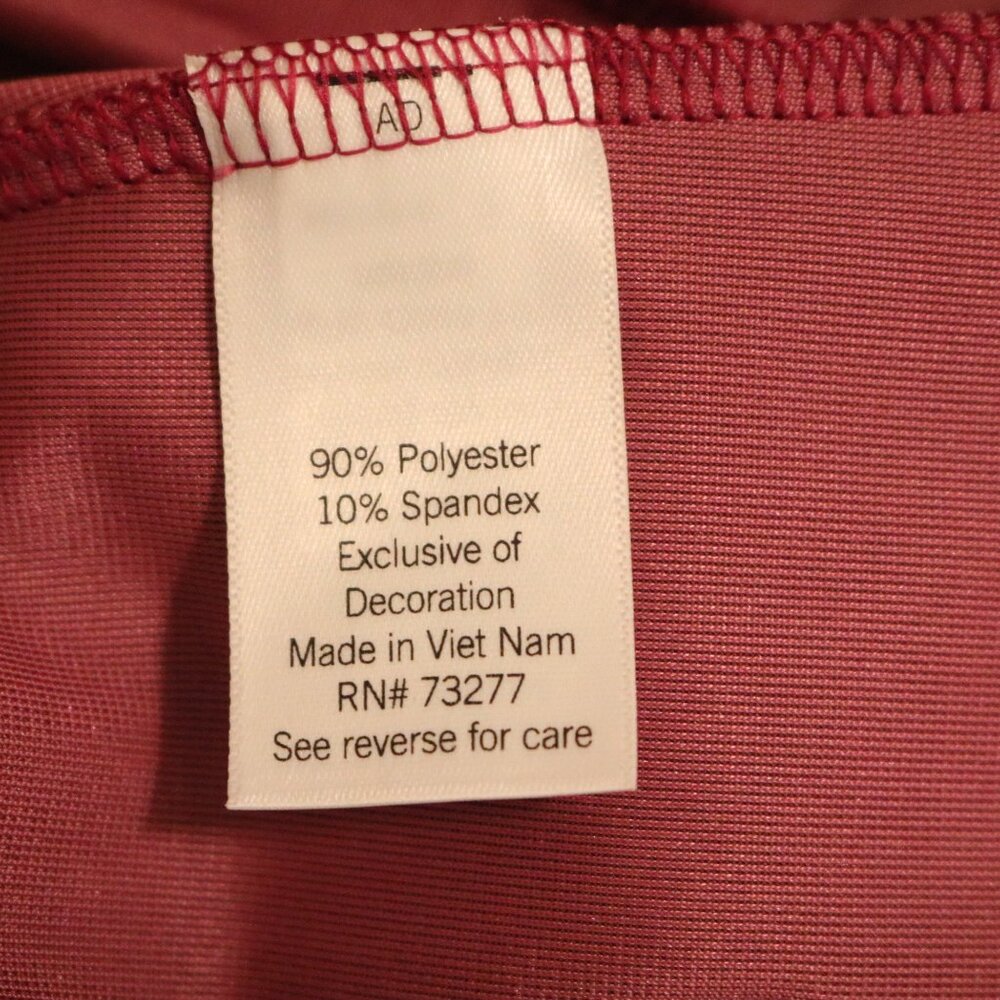 LC Lauren Conrad wine chalet pink large dress NWT MAXI length - Picture 11 of 11